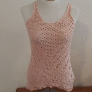 LAST CHANCE ~ American Eagle pink sleeveless sweater
